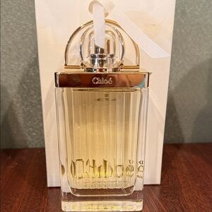 Chloe Gold and Clear Perfume Bottle